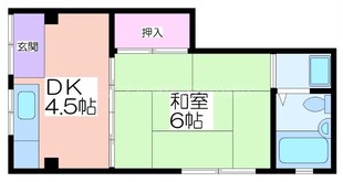 第2おくひらマンションの物件間取画像